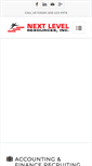 Mobile Screenshot of nextlevelresources.net