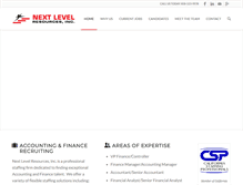 Tablet Screenshot of nextlevelresources.net